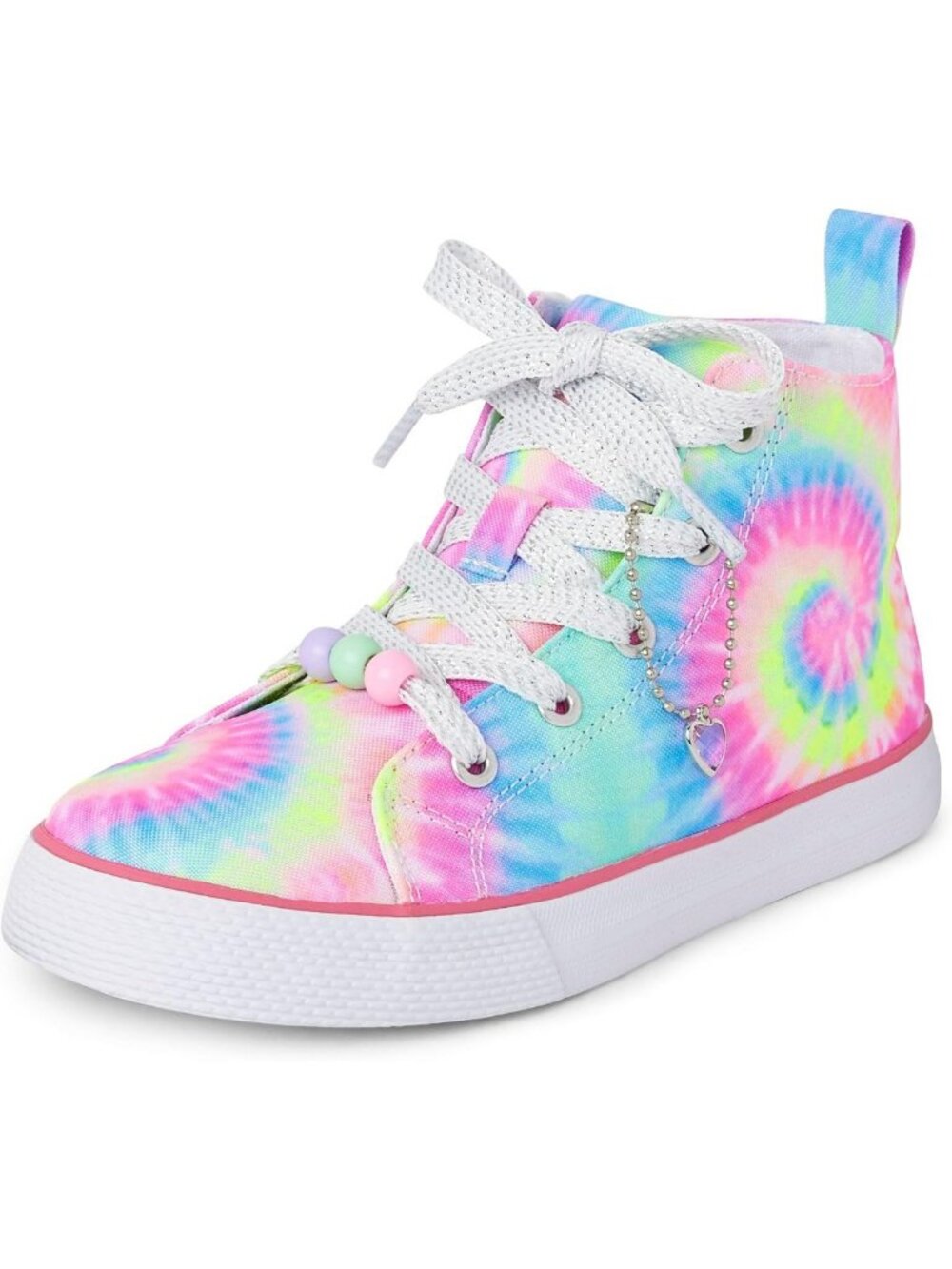 Casual Lace-Up Hi-Top Sneakers for Girls - Trendy, Comfortable, Stylish Footwear